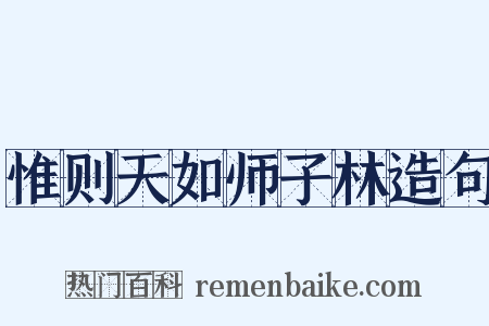 惟则天如师子林造句是什么意思的图片